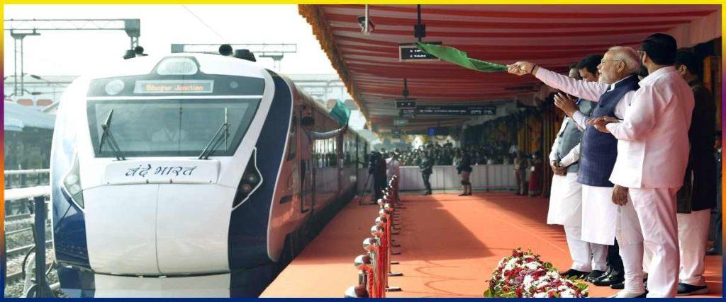 Narendra Modi Flag off Chennai-Coimbatore Vande Bharat