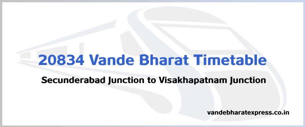 20834 Vande Bharat Timetable